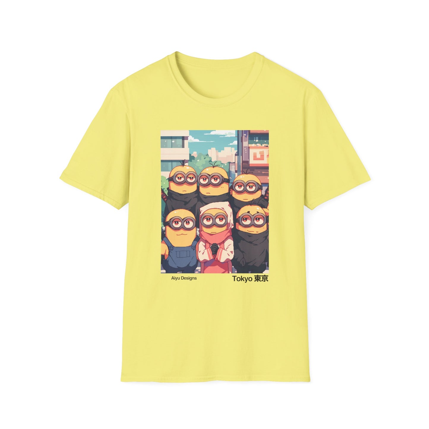 Tokyo Minion T-Shirt, Fun Graphic Tee, Anime Merch, Gift for Fans, Casual Wear, Street Style Fashion