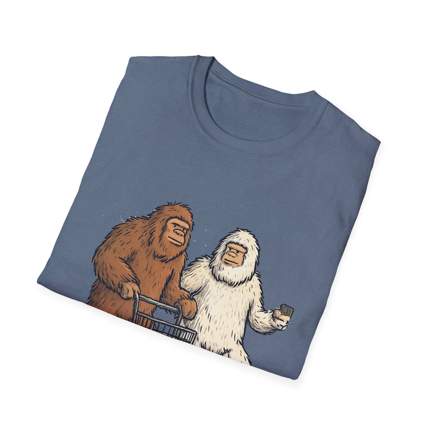 Bigfoot & Yeti T-Shirt, Gift for Sasquatch Lovers, Casual Wear, Geeky Apparel, Outdoor Adventure Tee