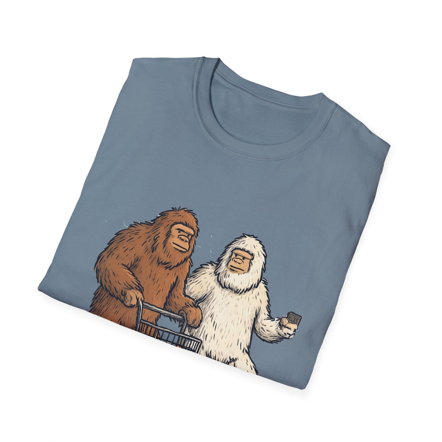 Bigfoot & Yeti T-Shirt, Gift for Sasquatch Lovers, Casual Wear, Geeky Apparel, Outdoor Adventure Tee