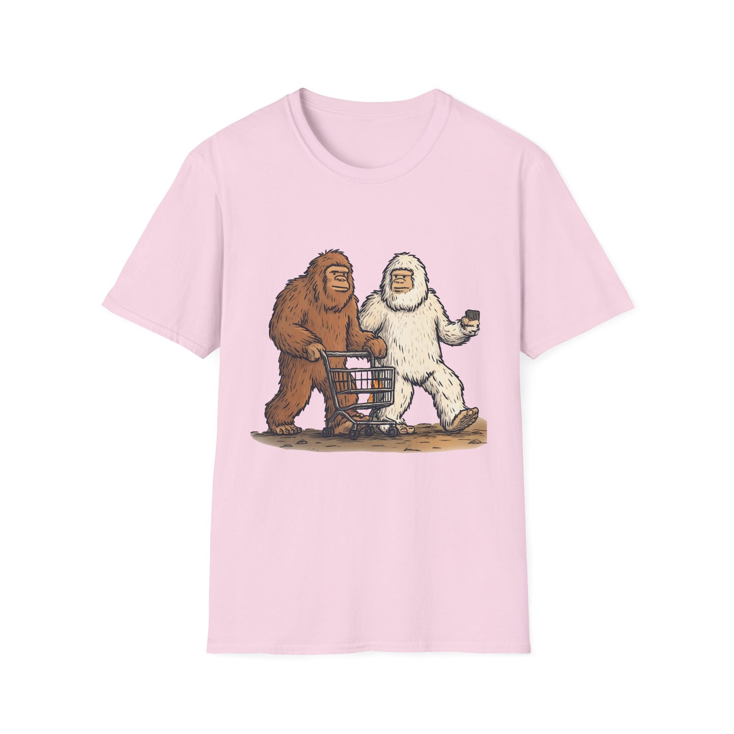 Bigfoot & Yeti T-Shirt, Gift for Sasquatch Lovers, Casual Wear, Geeky Apparel, Outdoor Adventure Tee