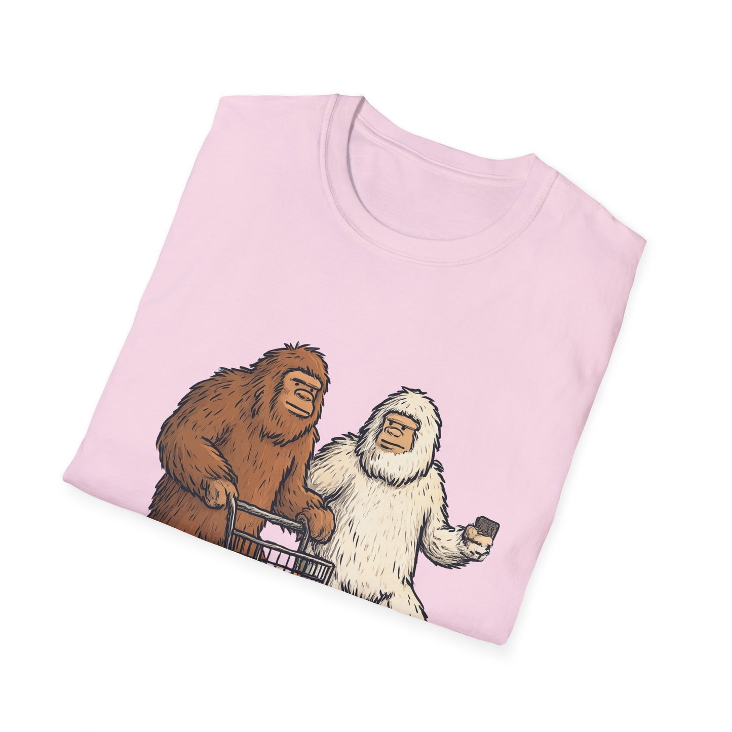Bigfoot & Yeti T-Shirt, Gift for Sasquatch Lovers, Casual Wear, Geeky Apparel, Outdoor Adventure Tee