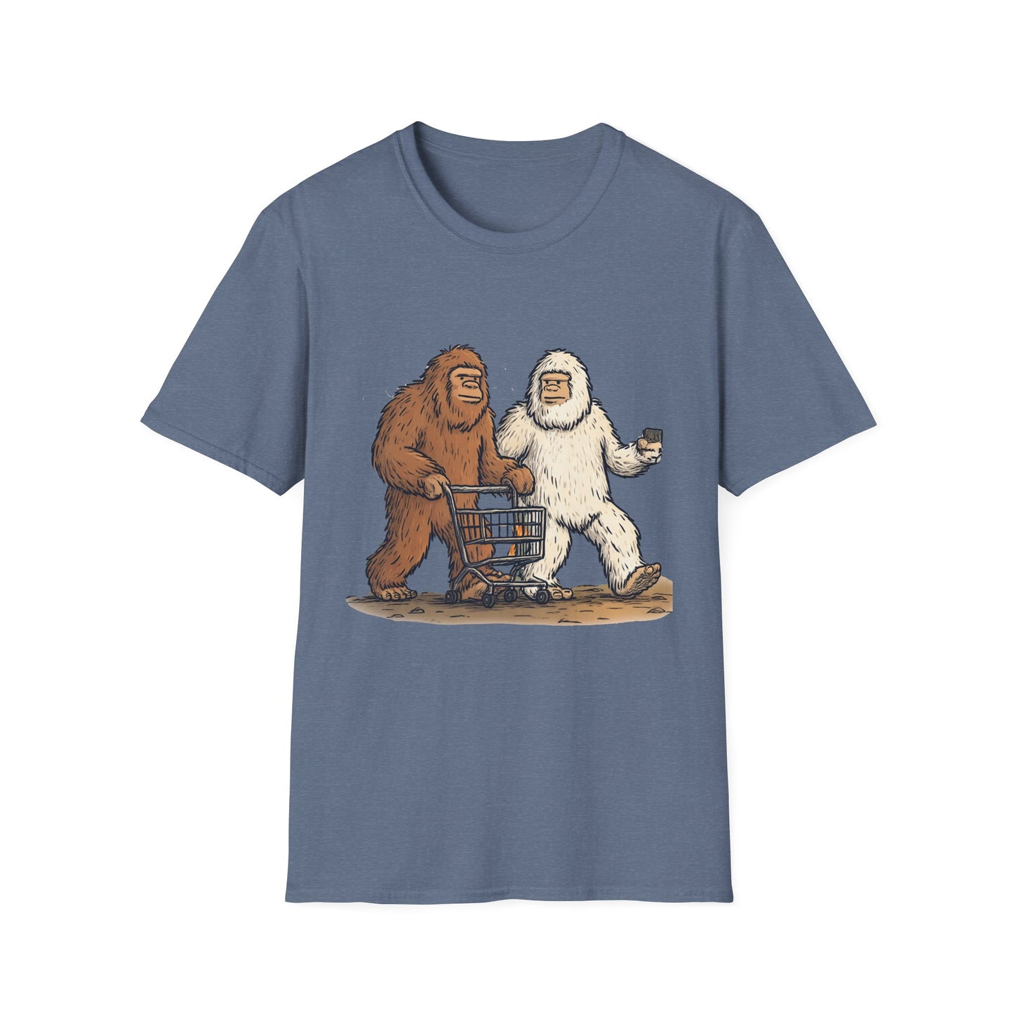 Bigfoot & Yeti T-Shirt, Gift for Sasquatch Lovers, Casual Wear, Geeky Apparel, Outdoor Adventure Tee