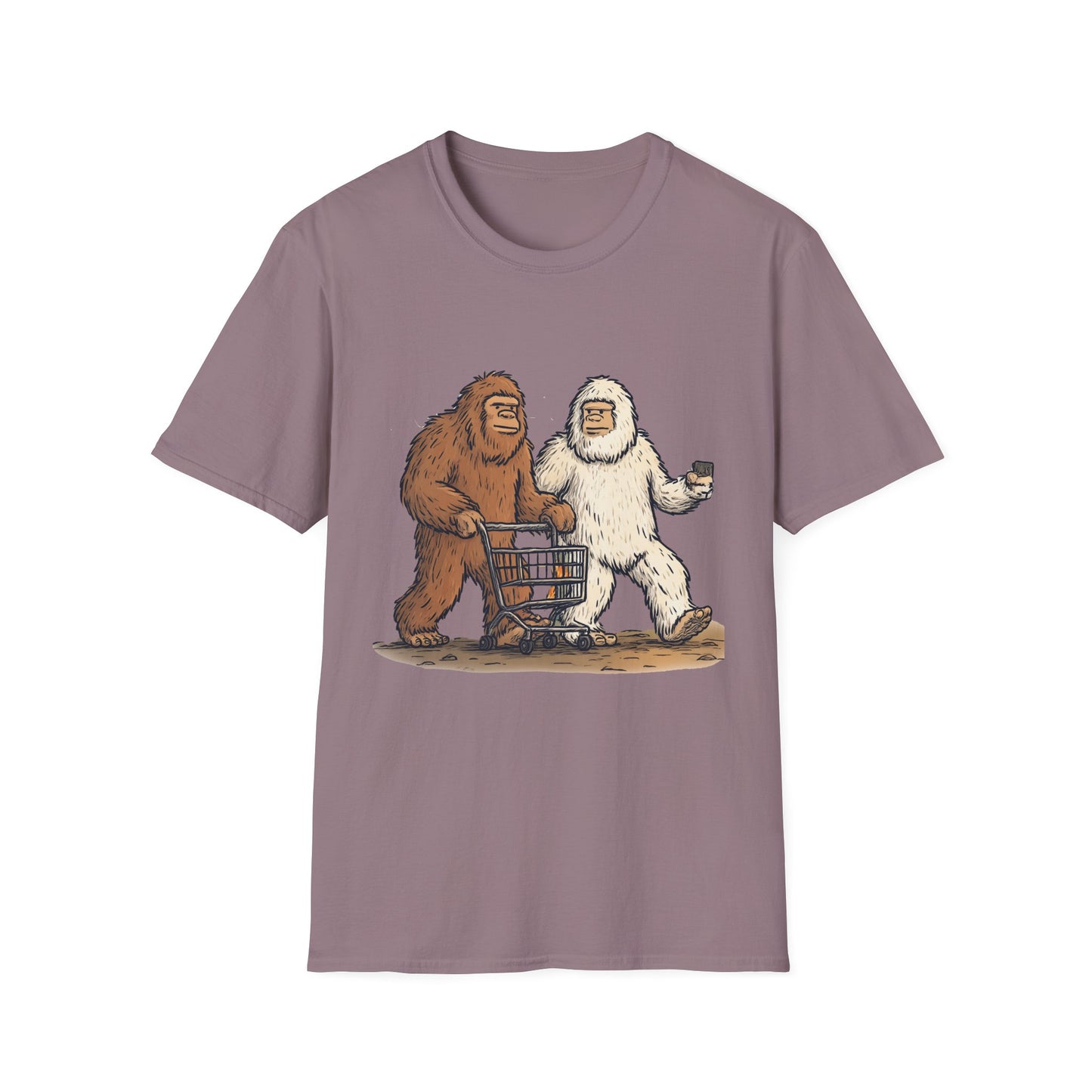 Bigfoot & Yeti T-Shirt, Gift for Sasquatch Lovers, Casual Wear, Geeky Apparel, Outdoor Adventure Tee