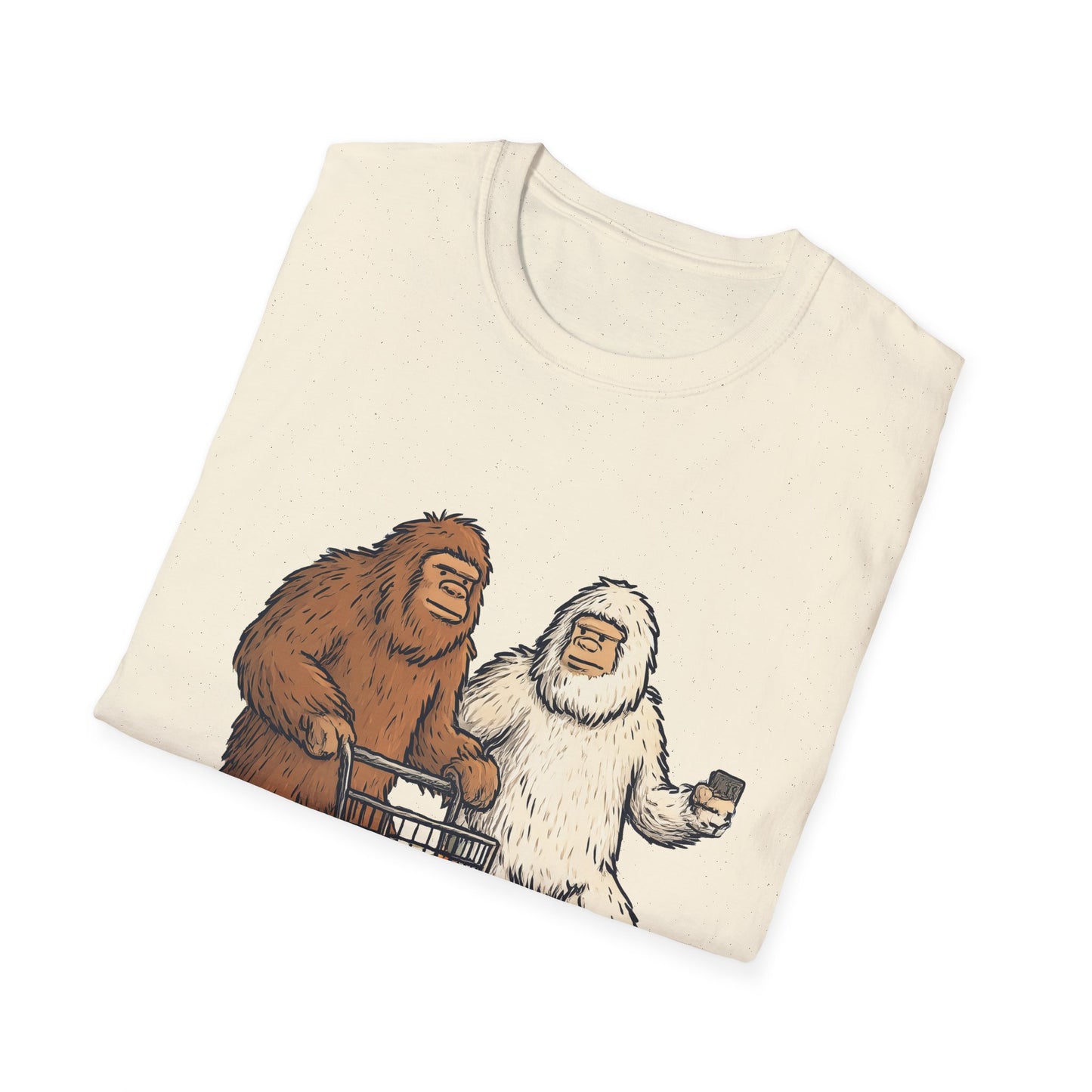 Bigfoot & Yeti T-Shirt, Gift for Sasquatch Lovers, Casual Wear, Geeky Apparel, Outdoor Adventure Tee