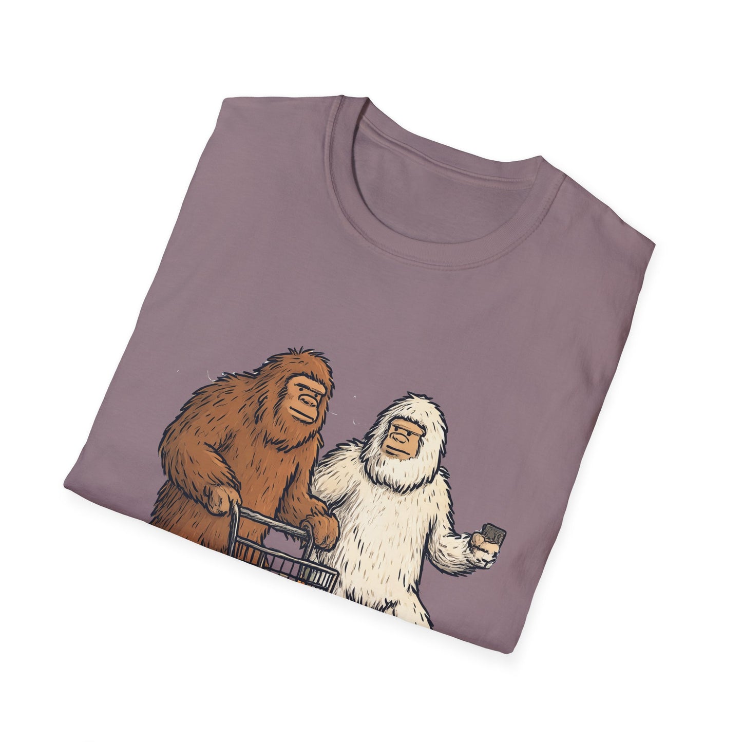 Bigfoot & Yeti T-Shirt, Gift for Sasquatch Lovers, Casual Wear, Geeky Apparel, Outdoor Adventure Tee