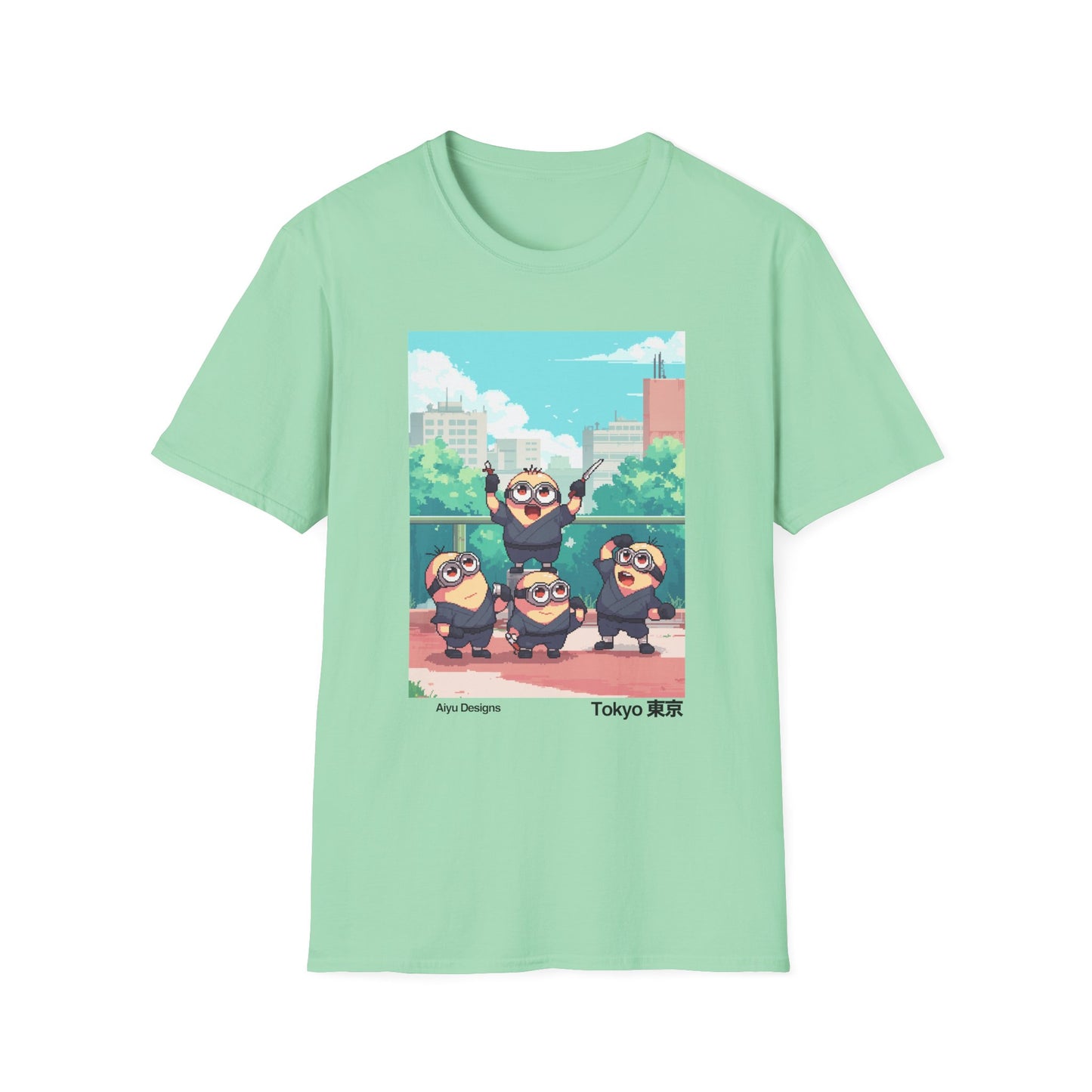Tokyo Minions Graphic Tee | Fun Unisex T-Shirt for Anime Lovers, Casual Wear, Gift for Friends, Summer Fashion, Graphic Tee