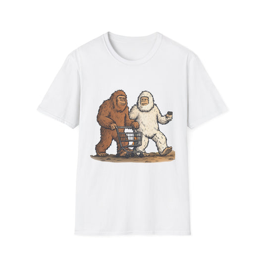 Bigfoot & Yeti T-Shirt, Gift for Sasquatch Lovers, Casual Wear, Geeky Apparel, Outdoor Adventure Tee