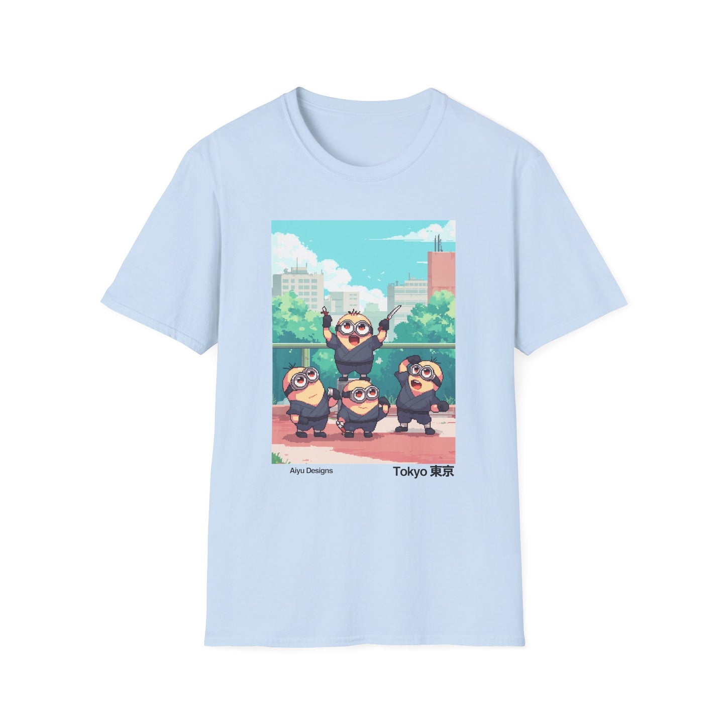 Tokyo Minions Graphic Tee | Fun Unisex T-Shirt for Anime Lovers, Casual Wear, Gift for Friends, Summer Fashion, Graphic Tee