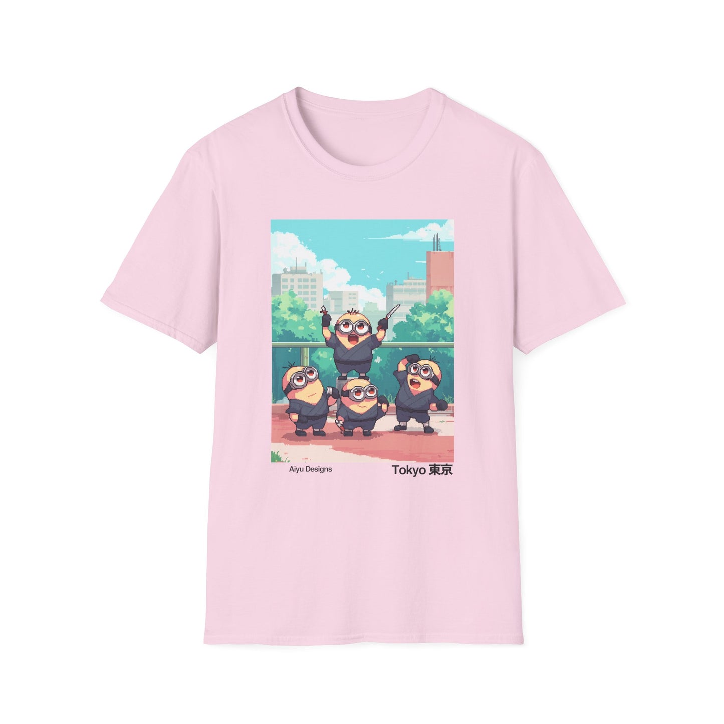 Tokyo Minions Graphic Tee | Fun Unisex T-Shirt for Anime Lovers, Casual Wear, Gift for Friends, Summer Fashion, Graphic Tee