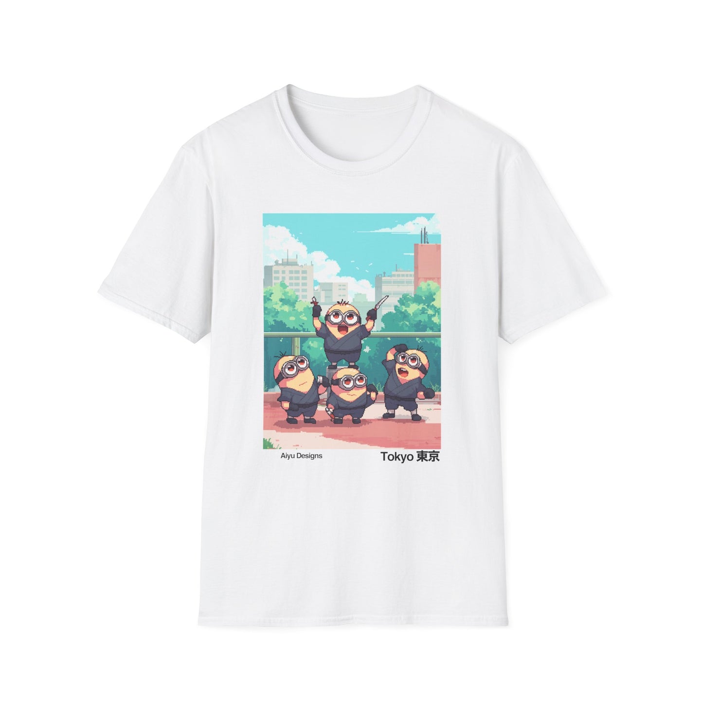 Tokyo Minions Graphic Tee | Fun Unisex T-Shirt for Anime Lovers, Casual Wear, Gift for Friends, Summer Fashion, Graphic Tee